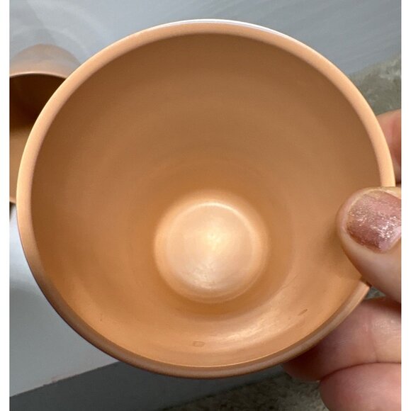 Melmac Cyanamid Set Of 4 Tan Plastic Drinking Cups Tumblers - Picture 6 of 14